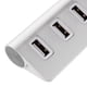 thumbnail image 1 of Concentrador metálico de 4 puertos USB 2.0 para PC, adaptador multiconector, extensión (PLATA), 1 of 6