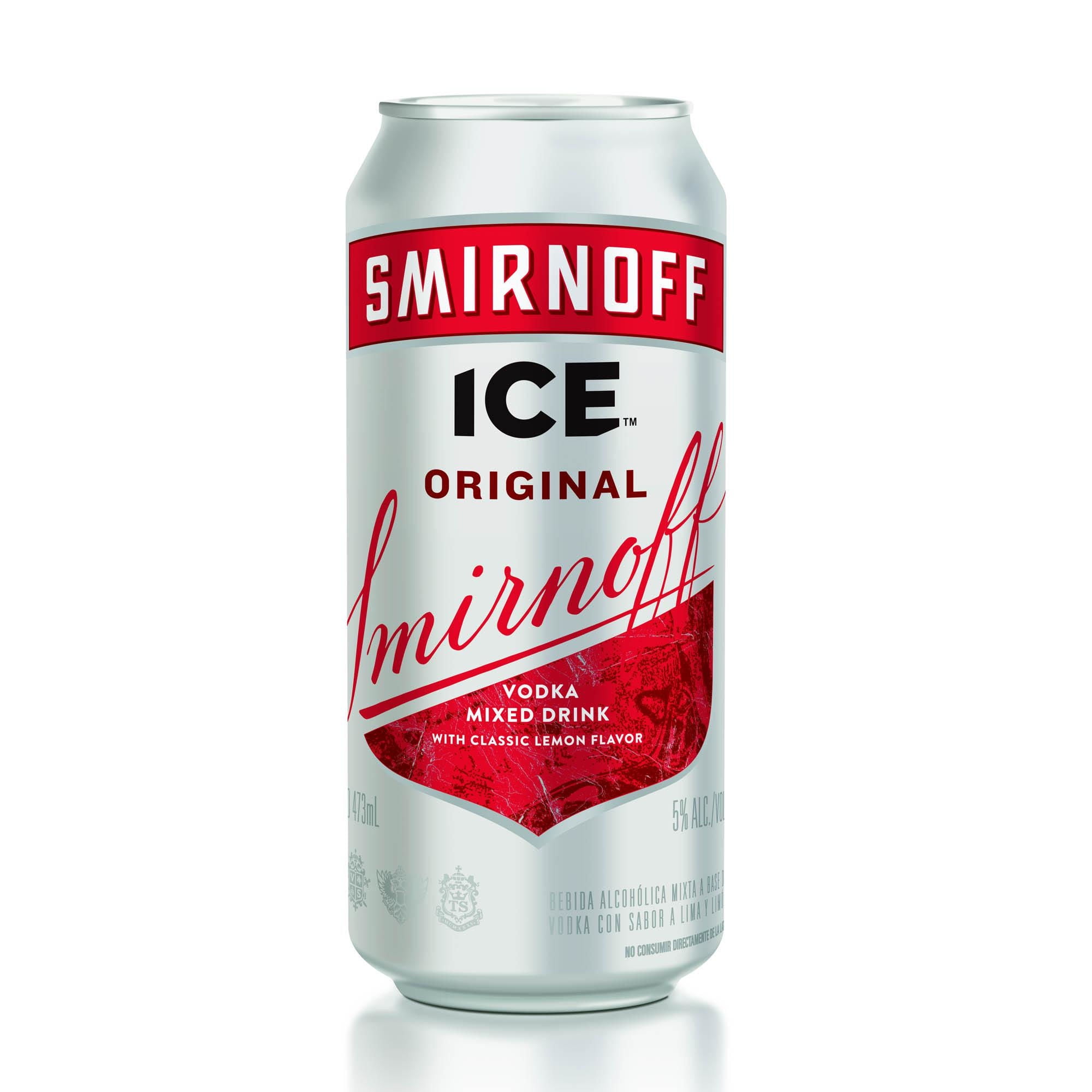 Cóctel De Vodka Ice Lima Y Limón Lata 473 ml Smirnoff