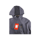 thumbnail image 2 of Chaqueta cortaviento deportiva ultra liviana micropolar gris, talla S, 2 of 3
