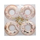 thumbnail image 2 of 4 piezas de adornos colgantes con forma de donut navideño, decoración navideña decorativa de 7 cm de diámetro para decoración de fiestas navideñas, Champán, 2 of 5