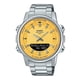 thumbnail image 1 of Reloj Análogo Digital , Acero Inoxidable, Dial Amarillo, Cuarzo - Amw-880d-9av Para Hombre, 1 of 2