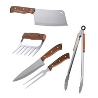 Set Parrilla 5 Piezas Acero Inoxidable Arthome Par35