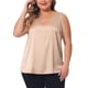 thumbnail image 1 of Agnes Orinda Ropa de Halloween para Mujeres de Talla Grande Tops de Seda Satinada para Escuela y Universidad Camisola Básica de Verano sin Mangas con Escote en V 3X Champán, 1 of 6