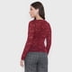 thumbnail image 2 of Polera Mujer Burdeo Encaje Corona, 2 of 5