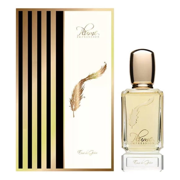 Perfume Plume Impression Deluxe, 80 ml, chipre y amaderado con estampado floral