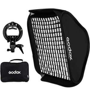Softbox Godox 40X40 Con Grid Y Adaptador Bowen S