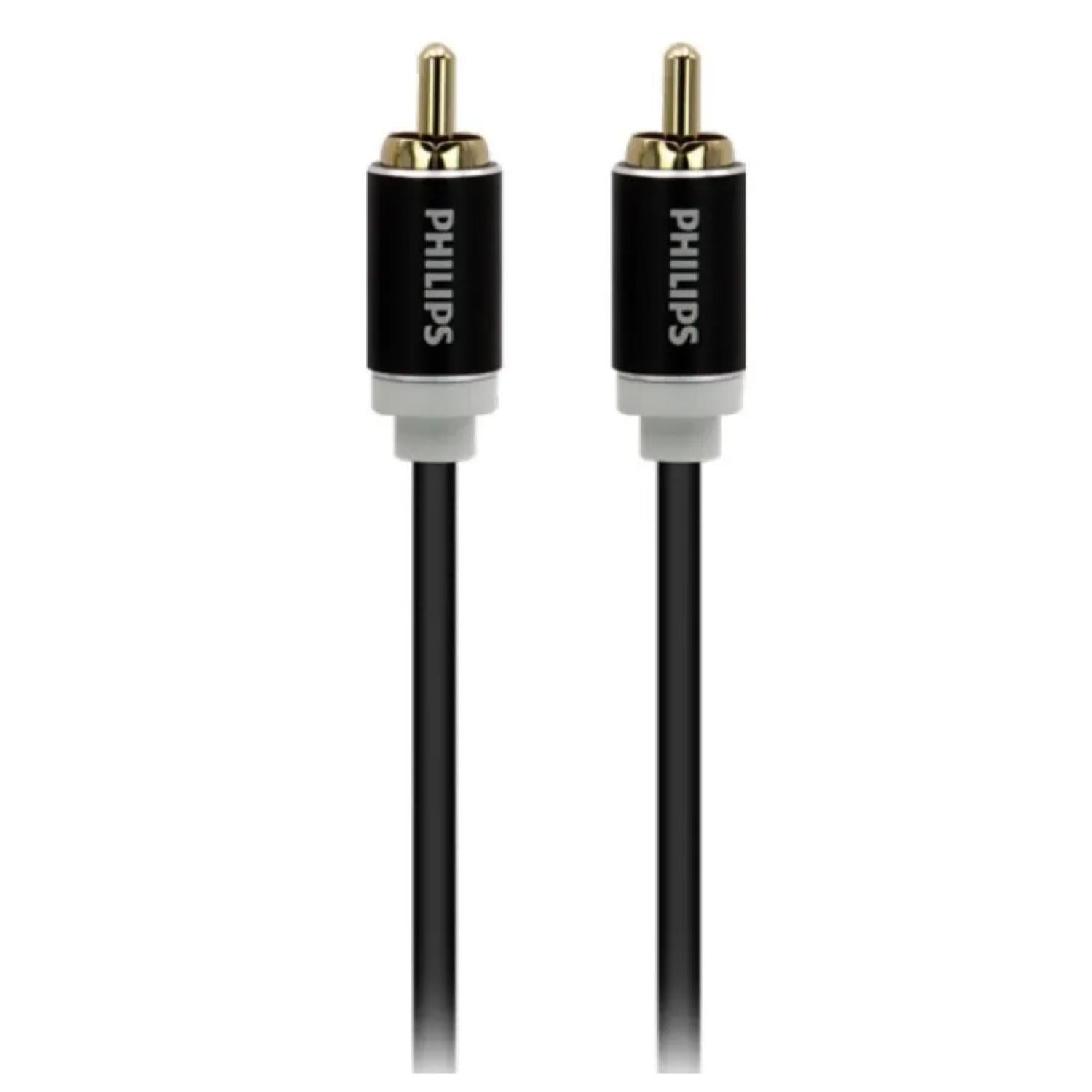 Philips - Cable Auxiliar Audio Jack 3.5 A Jack 3.5 Pd 1.2 Mts