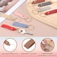 thumbnail image 3 of Uxcell 40 Pcs Blanks de Llavero de Cuero PU a Granel para Grabado Láser Kit de Llavero de Cuero con Anillos para Suministros de Bricolaje Regalos (Marrón Oscuro, 3.7" x 0.7"), 3 of 6