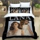 thumbnail image 1 of Lana Del Rey printed Bedding Sets exquisite bed supplies set duvet cover bed comforter set bedding set luxury birthday gift Bed Sheets, 1 of 5