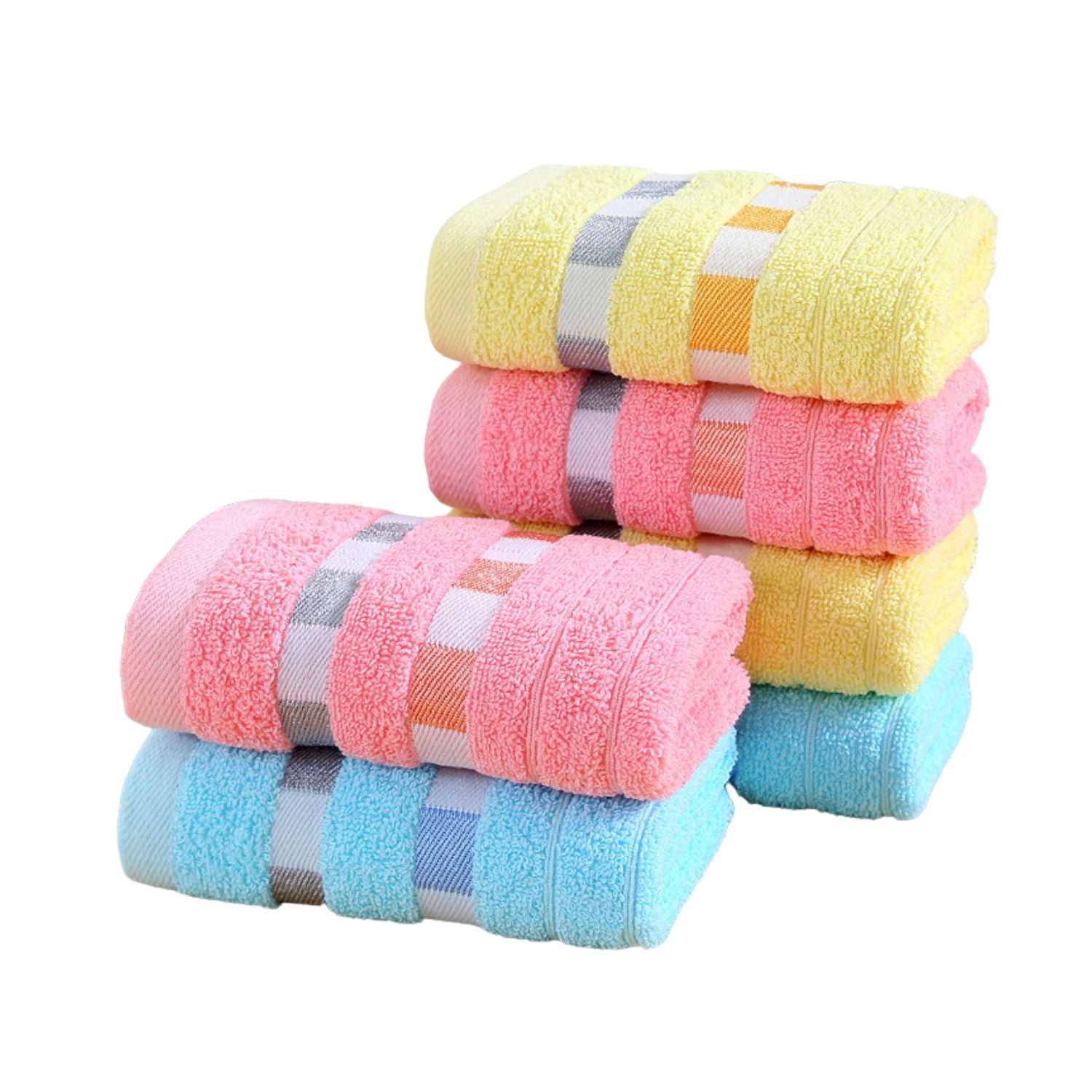 Genérico - Pack 6 Toallas De Mano Algodon Baño Cocina Hotel Spa 35x75cm