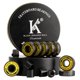 thumbnail image 1 of Rodamientos de skate KVENI 608rs de cerámica negra ABEC-11 (paquete de 8), 1 of 7