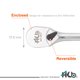 thumbnail image 3 of Llave de Carraca HB AHA039-U de 1/2" con 90 Dientes y Mango de Aluminio Extra Largo, 3 of 4