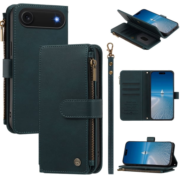 Cartera para iPhone Air con Ranuras para Tarjetas, Verde
