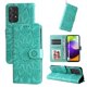 thumbnail image 1 of Funda tipo cartera FOXDOCK para Samsung Galaxy A52 , diseño girasol en relieve, cuero PU, cierre magnético, soporte y tarjetero, 1 of 5