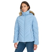 Chaqueta Tommy Hilfiger De Piel Sintética Con Ribetes Cortos Y Acolchados Para Mujer