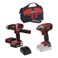 Einhell - Kit 18V Taladro Te-Cd18/48 +Atornillador Tp-Ci18/220