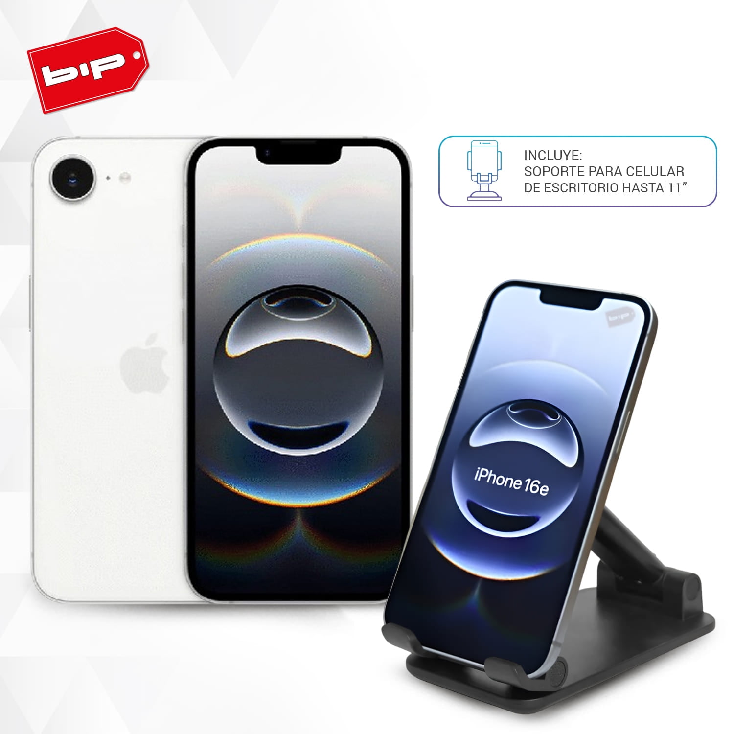 iPhone 16e 128GB White + soporte-Nuevo | Lider