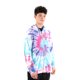 thumbnail image 2 of Polerón full zipper con capucha lila turquesa tie dye spitfire hombre street culture season, 2 of 6