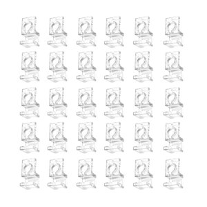 Ioensy - 30 Piezas Clips Para Tapa De Vidrio Para Pecera, Soporte Para Cubierta De Pecera, Clips De Fijación De Manguera Para 10Mm