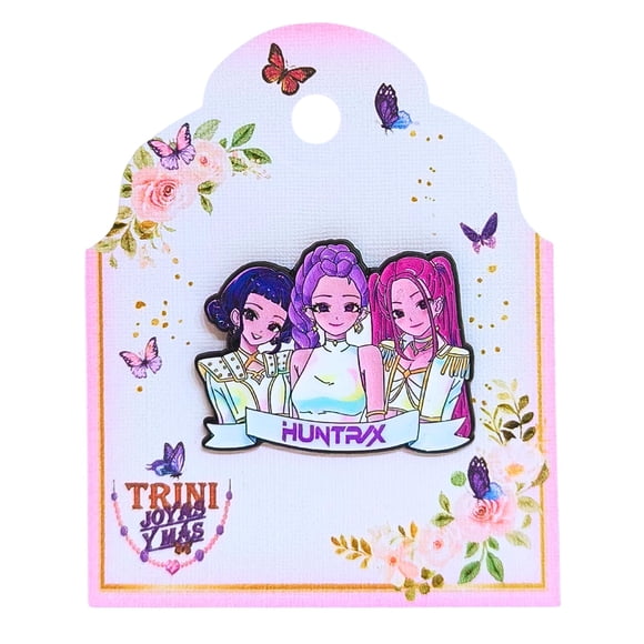 Pin Broche De Huntrix Traje Blanco, Demon Hunters