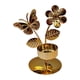 thumbnail image 1 of Candelabro de Metal con un solo cabezal, adorno para decoración del hogar, soporte para velas para Festival, cumpleaños, hogar, fiesta de Acción de Forma de mariposa, 1 of 5