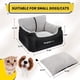 thumbnail image 2 of Asiento de coche para perros BurgeonNest para perros pequeños de menos de 25 kg, 2 of 6