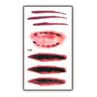 Nonstop - Tatuaje Temporal Halloween Cosplay Disfraz - Herida - 1E