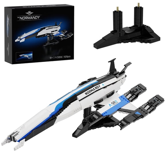 Set de bloques de construcción Normandy 2 Nave espacial 1029 piezas con manual