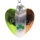 thumbnail image 1 of Ornamento Kurt S. Adler en forma de corazón irlandés de cristal C7579, 7,62 cm, 1 of 3
