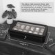 thumbnail image 2 of Caja de Relojes ROTHWELL 12 Ranuras Cuero Negro/Gris, 2 of 9