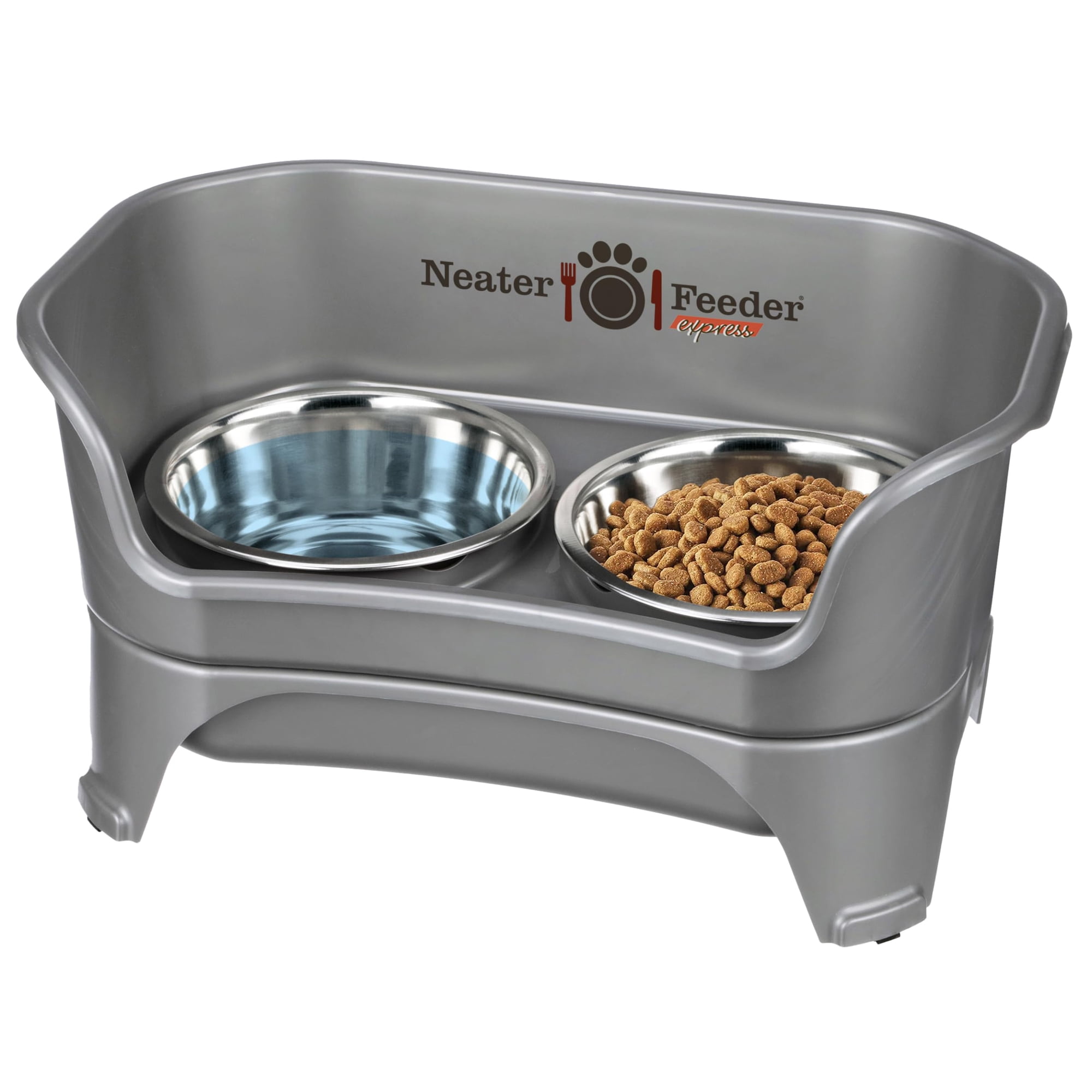 Comedero Para Perros Neater Feeder Express, Modelo Medio/grande, Gris