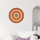 thumbnail image 2 of Circulo Decoración De Mimbre Para Pared Casa Terraza Mediano naranja Tamano Unico, 2 of 8