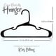 thumbnail image 3 of Kids Hangers Paquete De 60 Perchas De Plástico Para Bebés De 29 2 Cm, 3 of 8