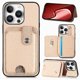 thumbnail image 4 of Funda Billetera Tejida para iPhone 16 Pro con Soporte y Tarjetero Beige, 4 of 5