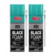 thumbnail image 1 of Espuma en Spray Akfix 892 Negro 2 x 340 ml Resistente a los UV, 1 of 7
