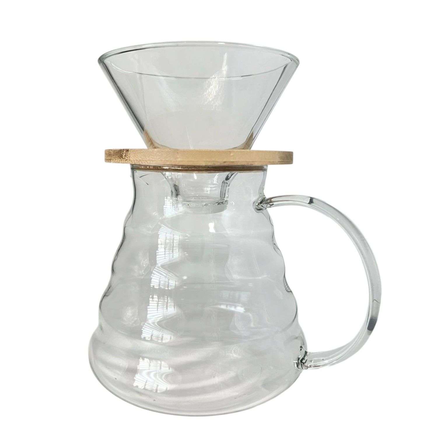 Oem - Jarra Decantadora Con Dripper Goteo Jarra Cafetera Vidrio