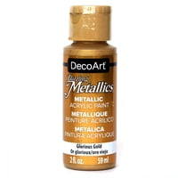 Pintura Acrílica Decoart Dazzling Metallics Glorious Gold 60 Ml