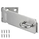 thumbnail image 1 of Pasador de seguridad para puerta JQK DL130-BN de acero inoxidable de 5 pulgadas, 1 of 8