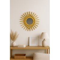 Decostilo - Espejo Sol Decorativo Moderno 56X45X2Cm