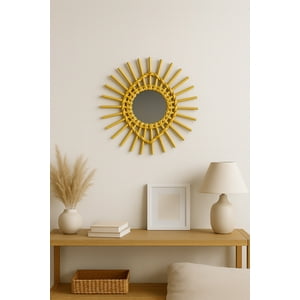 Decostilo - Espejo Sol Decorativo Moderno 56X45X2Cm