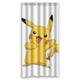 thumbnail image 1 of Cortina de ducha de baño con adorable monstruo de bolsillo Pikachu, con ganchos, tamaño 36 x 72 pulgadas, 1 of 3