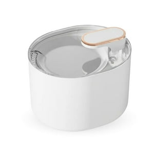 Santu Home & Deco - Bebedero Eléctrico Para Mascotas Con Filtro Blanco