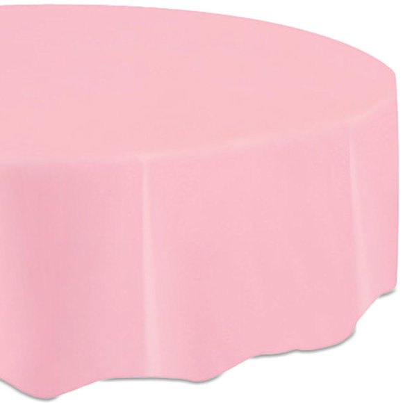 Mantel único y encantador, redondo, rosa, redondo, 84 cm