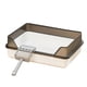 thumbnail image 2 of Bandeja De Arena Para Mascotas Orinal Inodoro Sartenes Fáciles De Limpiar Caja De Arena Para Gatos Para Conejito Gris Negro, 2 of 5