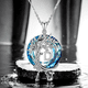 thumbnail image 4 of Collar HESHPAWS Tree of Life con Inicial A-Z Azul, 4 of 6