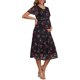 thumbnail image 4 of Vestido Floral Flowy de Maternidad para Mujer INSPIRE CHIC Midi Formal Casual Embarazo 2026 Verano XL Vestido Negro y Rosa Roja, 4 of 6