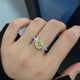 thumbnail image 5 of Anillo de Compromiso en Forma de Pera de 4 Quilates CZ Piedra Triturada Hielo Blanco/amarillo Anillo de Plata Esterlina 925 Llamativo Anillo de Lágrima para Mujer Talla 5-9, 5 of 7