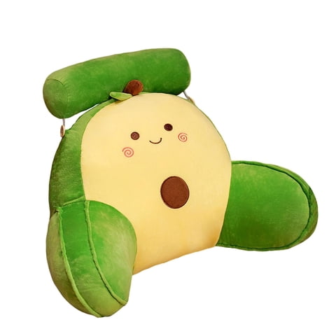 Bothyi - Linda Almohada De Felpa Linda De Dibujos Animados Suave Sofá Cama Cojín Decoración Del Hogar M Aguacate