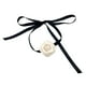 thumbnail image 4 of Gargantilla De Flores, Collar De Flores Blancas Grandes Para Novia, Fiesta De Halloween, 4 of 5