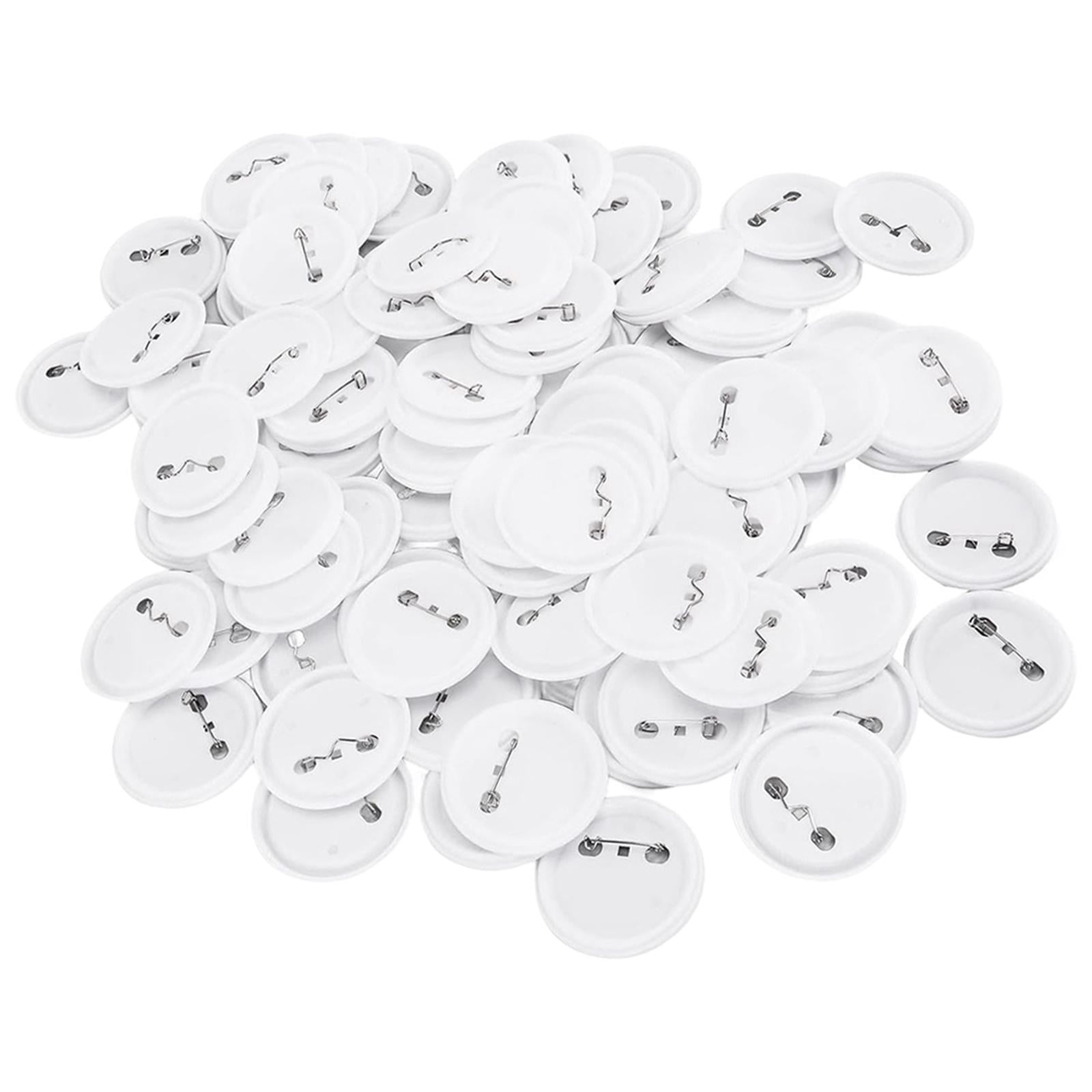 Magideal - 100 Piezas De Suministros De Botones, Pieza De Insignia De Botón, Manualidades De Bricolaje, Hojalata, Suministros De Arte, Regalos, Recuerdos, Pieza